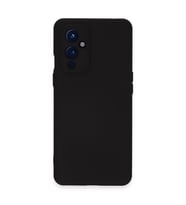 One Plus 9 Kılıf Nano İçi Kadife Silikon - Siyah