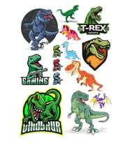 Dinazor Sticker Set-1 14 Parça Telefon, Tablet, Defter, Laptop Sticker