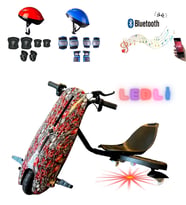 Citymate Drift Car Elektrikli Kaykay Bluetooth Dirift Kar Hoverboard Scooter + Koruma Ekipmanı D15