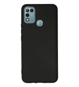 Newface İnfinix Hot 10 Play Kılıf Nano içi Kadife Silikon - Siyah