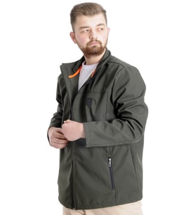 Mode XL Büyük Beden Erkek Mont Waterproof Softshell 21232 Haki