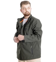 Mode XL Büyük Beden Erkek Mont Waterproof Softshell 21232 Haki