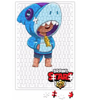 Brawl Stars Shark Leon Puzzle 240 Parça Yapboz