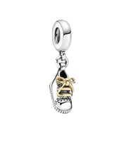 Nur Silver Bebek Ayakkabısı Gümüş Charm NUR-BL00176