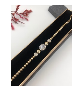 Şıklığın Tamamlayıcısı! Xuping Altın Renk Kadın Bileklik 14 K Gold Renk 17+2 Cm kutulu Renk Atmaz (Çok Renkli)
