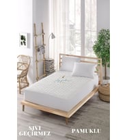 Sıvı Geçirmez Alez-Kapitoneli Fitted-Pamuklu-Çift Kişilik-Tek Kişilik-Bebek Alezi-Su-Yatak Koruyucu
