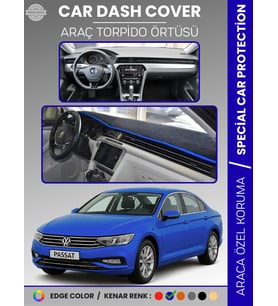 VOLKSWAGEN PASSAT B8 (2015-2020) Torpido Örtüsü Ön Göğüs Koruma Torpido Koruma Tam Uyum UV Koruma