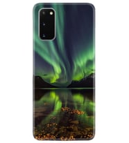 Samsung A02S A03S A10 A12 A13 A21S A22 Kılıf Desenli Silikon Kuzey Işıkları 1327