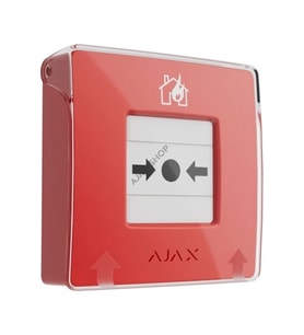 AJAX Manual Call Point Kablosuz Kırbas Buton Kırmızı
