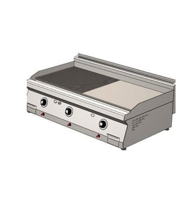 CSA Karacasan 120 cm 700 Seri Set Üstü Tüplü Yarı Kanallı Izgara