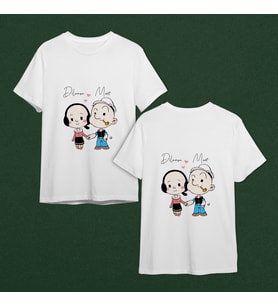 Temel Reis & Safinaz Tasarımlı Tişört Kişiye Özel ( Unisex - Büyük - Çocuk )