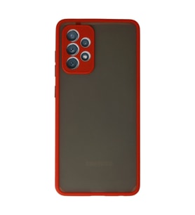 Samsung Galaxy A72 Kılıf Montreal Silikon Kapak - Kırmızı