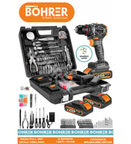V598 Orijinal 21V 2Ah Tork Ayarlı Yeni Nesil Komursuz Full Set Çekiçli Matkap