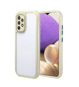 Galaxy A32 4G Kılıf Kamera Korumalı Renkli Kenar ve Çerçeve Tasarımlı Zore Vitamin Kapak