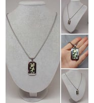 Kamuflaj Desenli Erkek Çelik Kolye (56030)