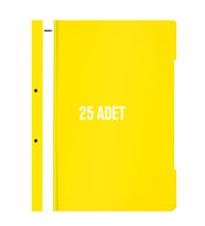 Noki XL Telli Dosya 25'li Paket Sarı