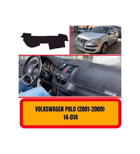 Volkswagen Polo 2001-2009 Ön Gögüs / Panel / Torpido Korumasi / Kilifi / Halisi / Koruyucu / Örtüsü