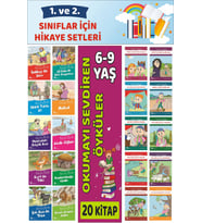 1.ve 2.Sınıflar İçin Okuma Alışkanlığı Kazandıran Mükemmel 20 li  Hikaye Seti 7