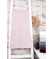 Outlet %100 Pamuk 70x140 Banyo Havlusu (Pembe)