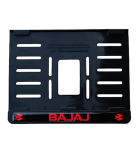 BAJAJ 2 PLASTİK KIRILMAZ PLAKALIK