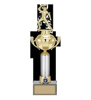 ODAK KUPA - Figürlü Kupalar - Masa Tenisi Erkek Figürlü Kupalar FG-058 B - 42 cm