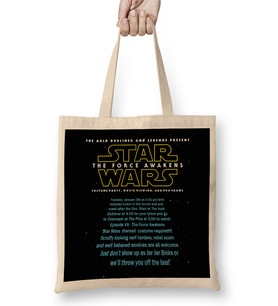 Star Wars Opening Crawl 04 Bez Çanta Uzun Saplı