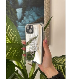 Aynalı Ejderha Tasarımlı Iphone Telefon Kılıfı