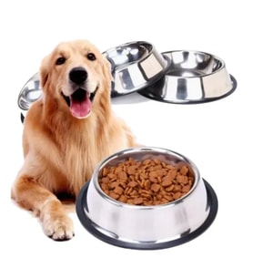 Paslanmaz Çelik Kedi/Köpek Mama Kabı