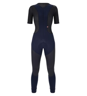 Santini VEGA DRY Kısa Kollu Kışlık Kadın Su Geçirmez Bisiklet Taytı 3W1182C3WVEGADRY SİYAH-XL