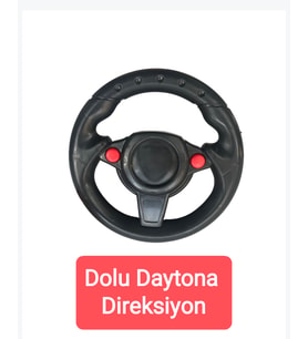 DOLU MARKA  AKÜLÜ 8097 DAYTONA  AKÜLÜ ARABA İÇİN KABLOLU DİREKSİYON