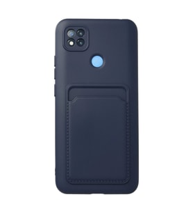 Xiaomi Redmi 9c Kılıf Kelvin Kartvizitli Silikon - Lacivert