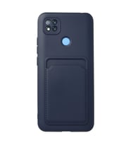 Xiaomi Redmi 9c Kılıf Kelvin Kartvizitli Silikon - Lacivert