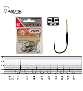 Maruto 2498 Nikel Olta İğnesi No: 15 (15 ADET)