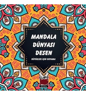 Mandala Dünyası-Desen (Büyükler İçin Boyama)