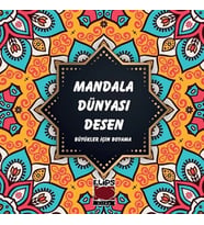 Mandala Dünyası-Desen (Büyükler İçin Boyama)