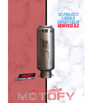 TİTANYUM GRİ SC PROJECT PERFORMANS EGZOZU 26 CM - A KALİTE