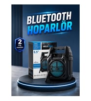 6.5 İnç Bluetooth Hoparlör 15W – FM Radyo, USB, TF Kart ve Mikrofon Destekli