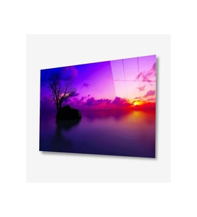Doğa Cam Tablo 4mm Dayanıklı Temperli Cam (Çok Renkli)