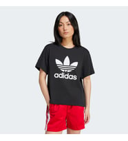 adidas IU2422 TRFL TEE BOXY Kadın T-Shirt (Siyah)