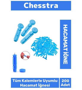 Özel Tüm Kalemlerle Uyumlu Şeker Parmak Delme Profesyonel Hacamat Kalem İğnesi 200 Adet