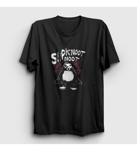 Presmono Unisex Siyah Noot Penguin Slipknot T-Shirt 384997tt