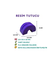Mor Resimlik - 3D Dekoratif Çerçeve