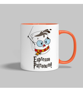 Espresso Patronum Tasarımlı Kupa Bardak