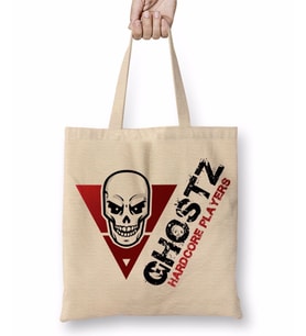 Ghostz Logo Preta 2017 Bez Çanta Uzun Saplı
