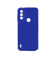 Tecno Spark 6 Go Kılıf Lüx Kamera Koruma Çıkıntılı Soft Silikon (Mavi)
