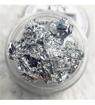 Nail Art Gümüş Varak Pul - Silver Leaf Tırnak Süsleme Folyosu