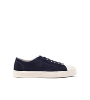 Shoetyle - Hakiki Süet Deri Lacivert Renk Erkek Sneaker - 666-01-03