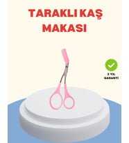 Profesyonel Taraklı Kaş Makası – Evde ve Salon Kullanımına Uygun