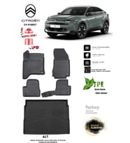Citroen C4 Hybrıd Alt 2025+ Araca Özel 3D Paspas Ve 3D Bagaj Havuzu