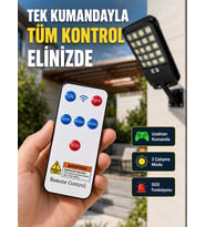Güneş Enerjili LED Duvar ve Direk Lambası Suya Dayanıklı Akıllı Aydınlatma